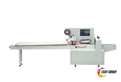 Automatic-cookies-horizontal-flow-wrapper-packaging-1 Máquina envasadora automática de envoltura de flujo horizontal para galletas