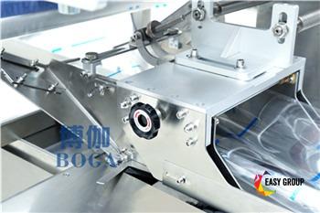 Box Motion Máquina empacadora de envoltura de flujo horizontal Box Motion Máquina empacadora de envoltura de flujo horizontal