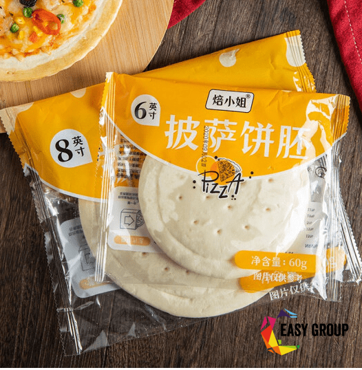 Pizza-flow-pack-machine Envolvedora automática de pan de pita Khubz Flow