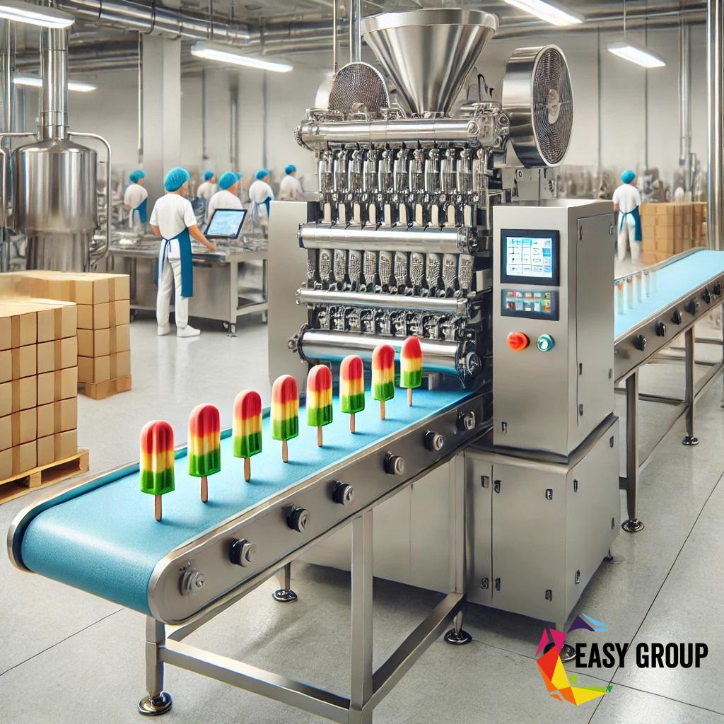 Máquina Automatizada para Empaque de Helados de Paleta